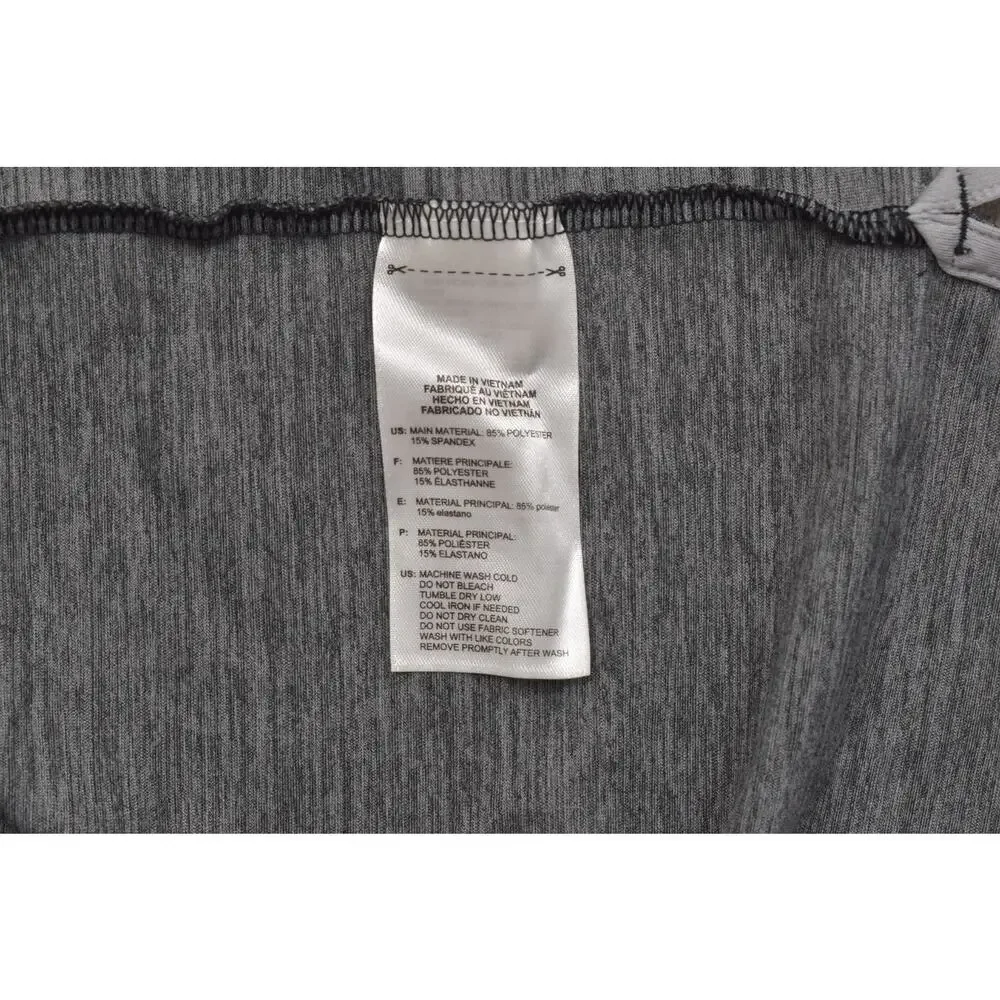 Adidas Golf Polo Shirt Gray Heather Short Sleeve Mens 2XL XXL Stretch Performanc